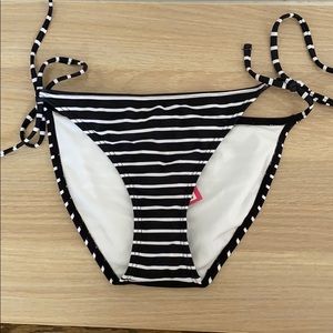 Striped String Bikini Bottoms